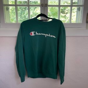 Green Champion Sweatshirt size medium